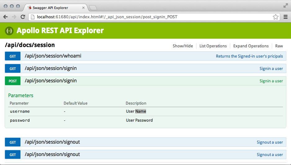 REST API Description with Swagger REST API Description with Swagger