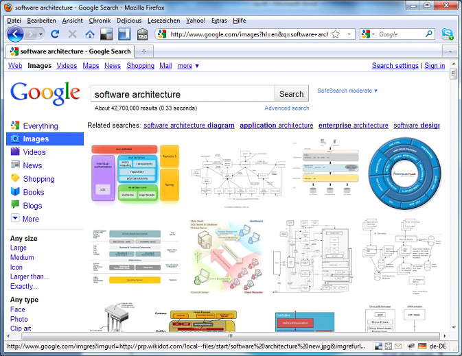 Software Architecture search